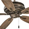54" Minka Aire Industrial Farmhouse Indoor Ceiling Fan Heirloom Bronze Aged Boardwalk for Living Room Kitchen Bedroom Family Home - 3 of 4