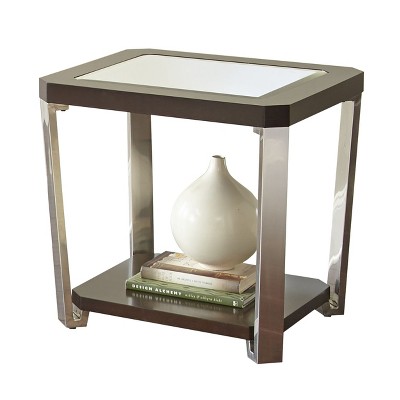 Truman End Table Espresso - Steve Silver