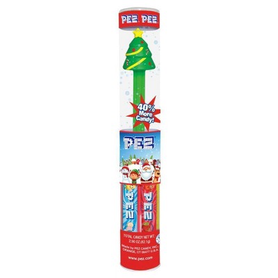 Pez Holiday Assorted Candy Tube - 2.9oz (packaging may vary)