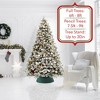 Casafield Water Hyacinth Christmas Tree Collar, Woven Tree Base Cover with Cord Cut Out - 2 of 4