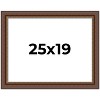 PosterPalooza | Traditional Brown Picture Frame - UV Acrylic, Backing Board, Hanging Hardware Included - 2 of 4