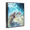Stupell Industries Sea Turtle Ocean Watercolor, 11" x 14" - 3 of 4