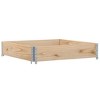 vidaXL Garden Planter 39.4"x39.4" Solid Pine Wood - 2 of 4