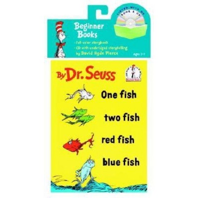 One Fish, Two Fish, Red Fish, Blue Fish Book & CD - (Book and CD) by  Dr Seuss (Mixed Media Product)