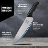 imarku Knife Block Set, Japanese High Carbon Stainless Steel Knives Set for Kitchen, 14-Piece Kitchen Knife Set with Block, Dishwasher Safe - 2 of 4