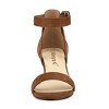 Allegra K Women's Open Toe Adjustable Ankle Strap Block Low Heel Sandals - 2 of 4