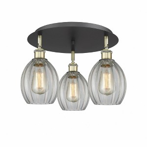 Eaton - 3 Light Flush Mount In Industrial Style-10.5 Inches Tall and 17.25 Inches Wide - 1 of 1