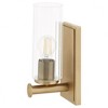 Quorum Lighting Mercier 1 - Light Sconce in  Aged Brass - 3 of 4