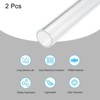 Unique Bargains Lamp Lantern Water Cooling System Acrylic Rigid Round Tubes 2 Pcs 10" - 3 of 4