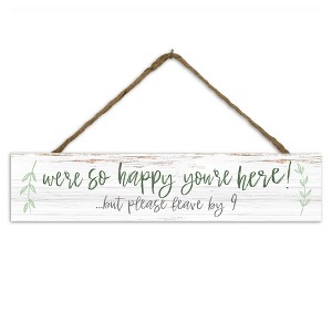 Creative Products Happy You're Here 17 x 3.5 Outdoor/Indoor Hanging Sign - 1 of 1