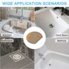 Unique Bargains Silicone Tub Stopper Floor Drain Cover, Anti-Odor Bathtub Drain Mat Plugs for Kitchen Bathroom Balcony - 3 of 4