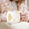 Pinky Up Penny Dog Mug, Ceramic Tea Mug, Tea Tumbler Cup, Dog Lover Gifts, Puppy Inspired Tea Cup, Gold Accents, 16oz - 4 of 4