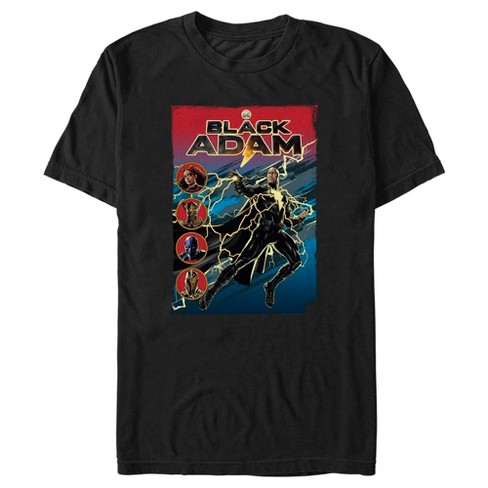 Men's Black Adam Justice Cover T-shirt : Target