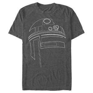 Men's Star Wars R2-D2 Outline T-Shirt - 1 of 4