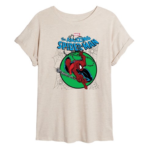 Women's - Marvel - Green Circle Oversized Graphic T-Shirt - image 1 of 4