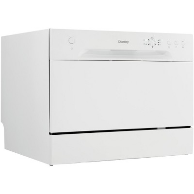 Danby 6 Place Setting Countertop Dishwasher in White