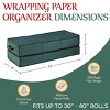 Hastings Home Wrapping Paper Storage Organizer - 2 of 4
