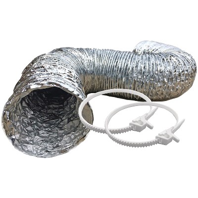 Builder’s Best Builder'S Best 110673 4" X 8Ft Silverduct Dryer Transition Duct Kit BDB110673
