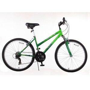 Titan Trail 21-speed Suspension Women's Mountain Bike, 17-Inch Frame, Green and Dark Green - 1 of 4