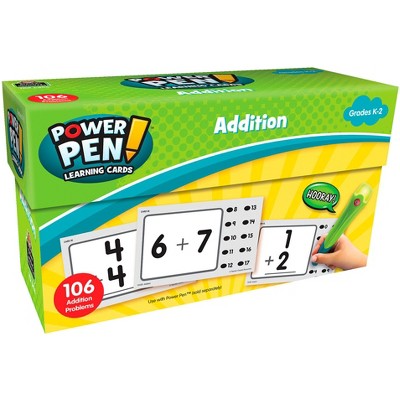 Teacher Created Resources Power Pen Learning Cards, Addition, Grades K to 2