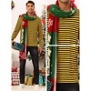 Lars Amadeus Men's Basic Crew Neck Long Sleeves Pullover Striped T-Shirt - 4 of 4