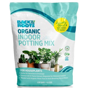 Back to the Roots 6qt Organic Indoor Potting Mix For Houseplants Specialty Mix: Perlite, Coconut Coir, Mycorrhizae - 1 of 4