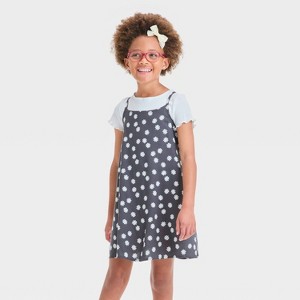 Girls' Short Sleeve Top and Slip Dress - Cat & Jack™ - 1 of 3