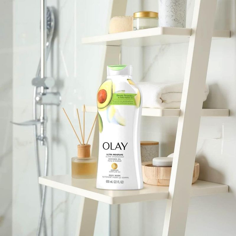 Olay Ultra Moisture Body Wash with Avocado Oil - 22 fl oz, 6 of 10