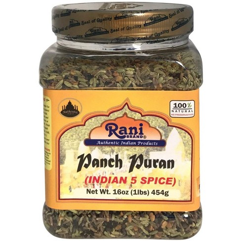 Panch Puran (5 Spice) - 16oz (1lb) 454g - Rani Brand Authentic Indian ...