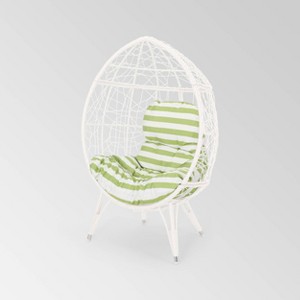 Gianni Wicker Teardrop Chair - Christopher Knight Home - 1 of 4