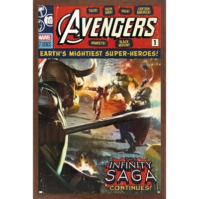 Trends International Marvel Comics Avengers: Infinity Saga - #1 Framed ...