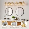 Bathroom Vanity Light Fixtures Modern Crystal Vanity Light Fixtures Over Mirror, Modern Crystal Wall Lighting with Square Shade - 4 of 4
