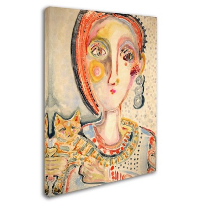 Trademark Fine Art -Wyanne 'Tiger Cat' Canvas Art