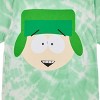 South Park Kyle Adult Green Spiral Tie Dye Short Sleeve Tee - 4 of 4