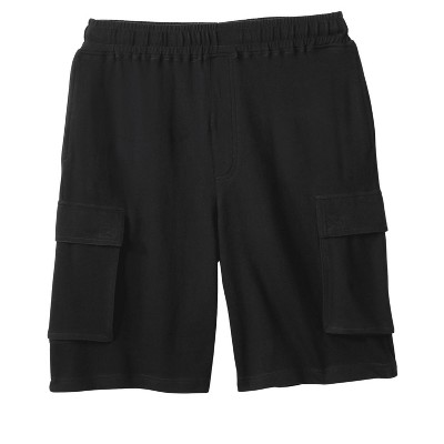 KingSize Men's Big & Tall French Terry Cargo Shorts