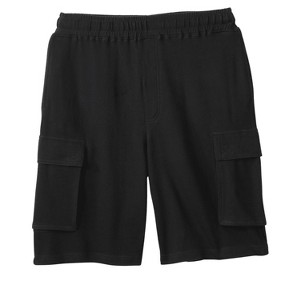 KingSize Men's Big & Tall French Terry Cargo Shorts - 1 of 4