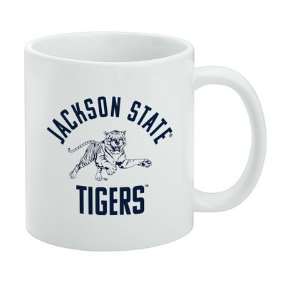 Jackson State University Tigers Ceramic Coffee Mug Novelty Gift Mugs for Coffee Tea and Hot Drinks 11oz White