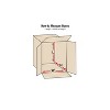 Partners Brand Corrugated Boxes 26" x 22" x 12" Kraft 15/Bundle (262212) - 2 of 4