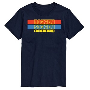 Men's - Rock 'Em Sock 'Em Robots - Rock 'Em Sock 'Em Logo Short Sleeve Graphic T-Shirt - 1 of 4