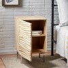 GDFStudio Chandelle Modern Handmade Mango Wood Nightstand - 2 of 4