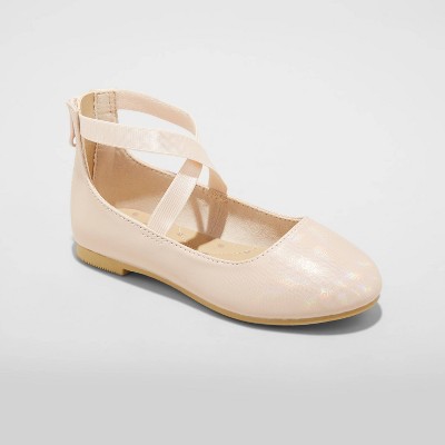 rose gold ballet flats