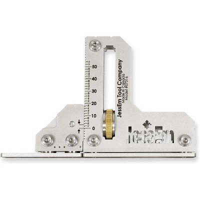 JessEm 07316 14 Guage Stainless Steel Tool Setting Gauge - Metric - Small