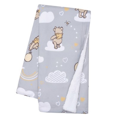 Image of Lambs & Ivy Disney Baby Hunny Bear Winnie the Pooh Fleece Baby Blanket