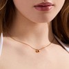 EVRY JEWELS WATERPROOF Gold or Silver Plated Faye Birthstone Necklace - 2 of 2
