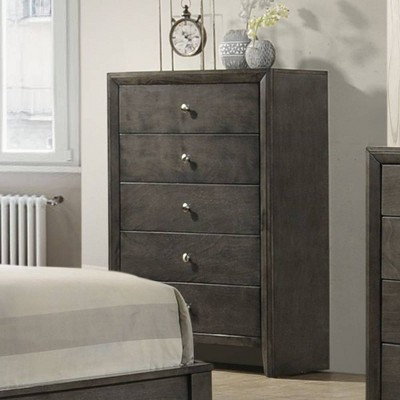 31 Louis Philippe Chest Black - Acme Furniture