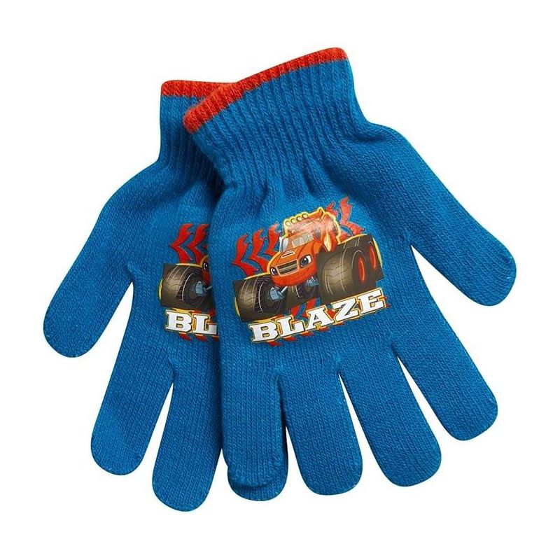 Nickelodeon Blaze Boys 4 Pack Mitten or Glove Set: Toddler/Little Boys Ages 2-7, 4 of 6