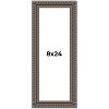 PosterPalooza | Panoramic Ornate Black Picture Frame - UV Acrylic, Foam Board Backing, Hanging Hardware - 2 of 4