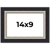 PosterPalooza | Photo Size Embellished Black Picture Frame - UV Acrylic, Foam Board Backing, Hanging Hardware - 2 of 4