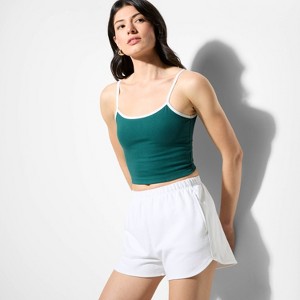 Women's Mid-Rise French Terry Pull-On Shorts - Wild Fable™ - 1 of 3