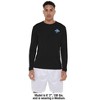 Indiana State University Adult Sport Long Sleeve Left Chest Logo, Athletic Heather - 3 of 4